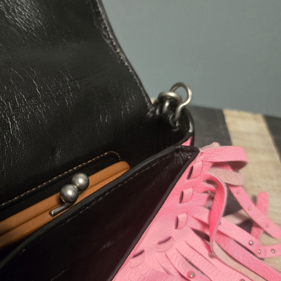 Coach 1941 Wild Tea Rose Fringe Mini Bag - Picture 9 of 10